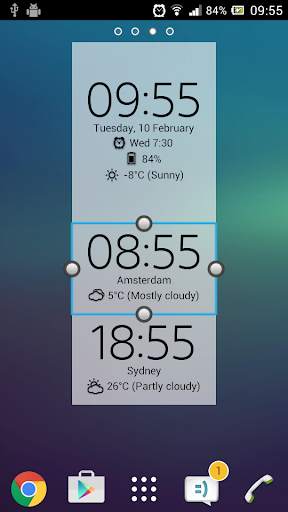 Digital Clock & Weather Widget screenshot 4