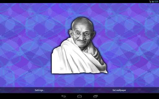 Mahatma Gandhi Live Wallpaper screenshot 10