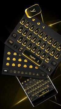 Golden Laser Black Keyboard screenshot 1