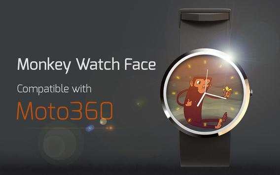 Monkey Watch Face screenshot 1