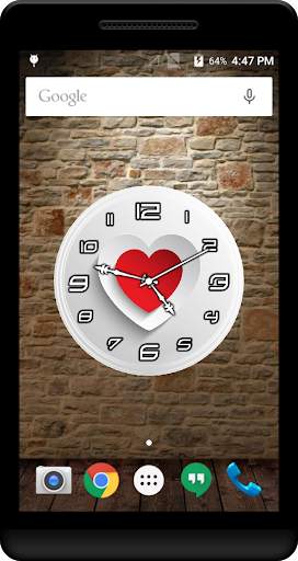 Heart Clock Live Wallpaper screenshot 3