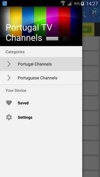 Portugal TV Channels स्क्रीनशॉट 1