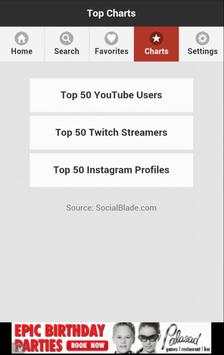 Social Blade Statistics App screenshot 6