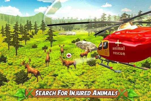 Animal Rescue Helicopter Sim screenshot 1