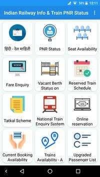 Indian Railway Info & Train PNR Status screenshot 1