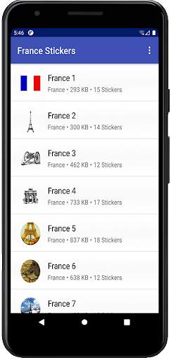 France stickers for WhatsApp and Telegram screenshot 1