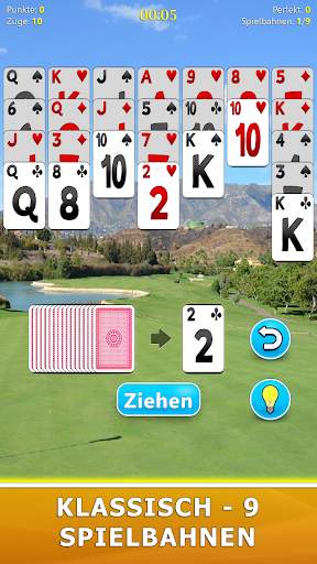 Golf Solitär Kartenspiel screenshot 11