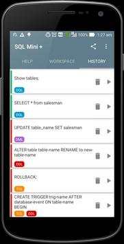 SQL Mini - SQLite Editor screenshot 3