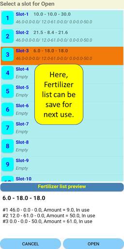 Fertilizer mixer lite screenshot 5