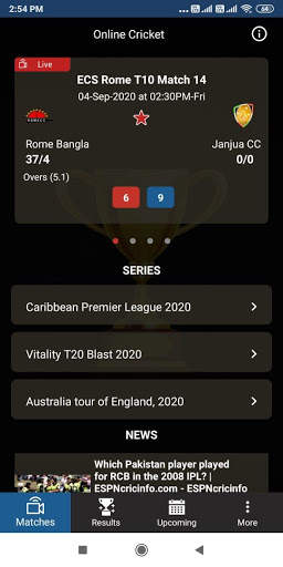 Online Cricket Live line screenshot 2
