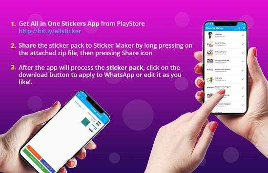 All in One Stickers & Sticker creator for WhatsApp screenshot 8