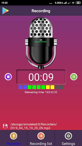 Clean Voice Recorder Pro 2019 screenshot 1