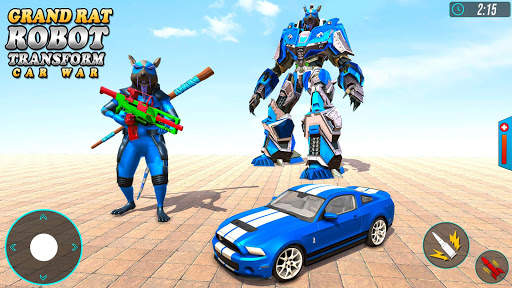 Rat Robot Car Game - Robot Transforming Games screenshot 8