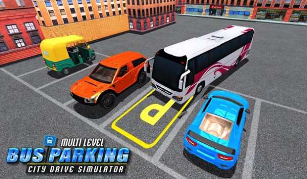 Multi Level Bus Parking City Drive Simulator screenshot 1