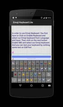 Emoji Keyboard Lite screenshot 2