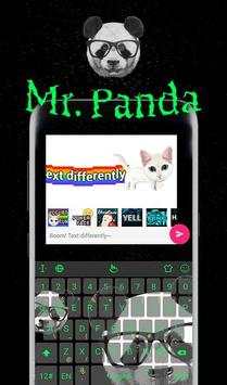 Mr. Panda Keyboard Theme screenshot 2