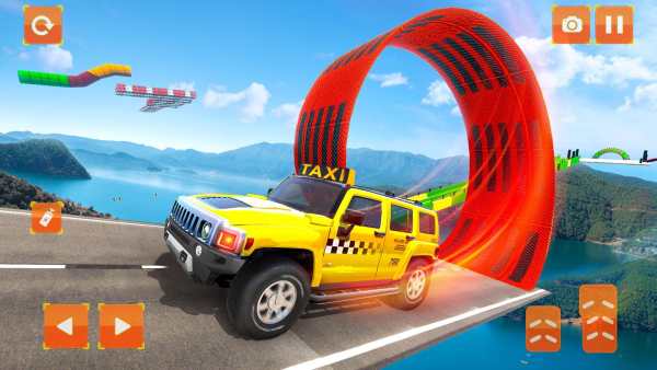 Taxi Car Stunts 2 Games 3D: Ramp Car Stunts screenshot 5