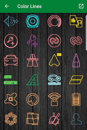 Color Lines - Icon Pack screenshot 7