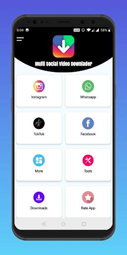 Multi Social Video Downlader screenshot 1