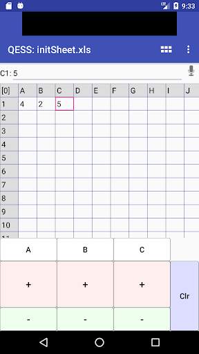 QESS free - Quick Entry Spread Sheet 4 تصوير الشاشة
