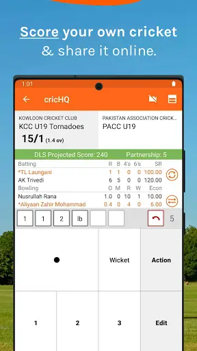 cricHQ: live cricket & scoring screenshot 2