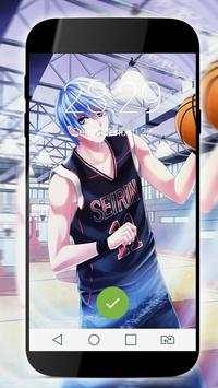 Kuroko Anime Basketball Lock Screen HD скриншот 4