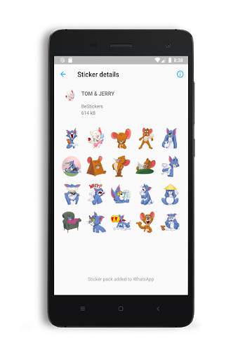 Cartoon Stickers for Whatsapp (WAStickerApps) screenshot 5