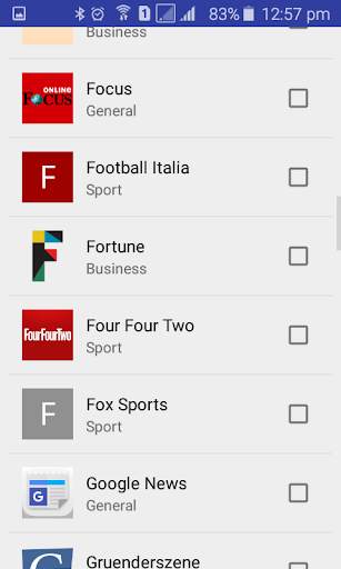 News widget screenshot 4