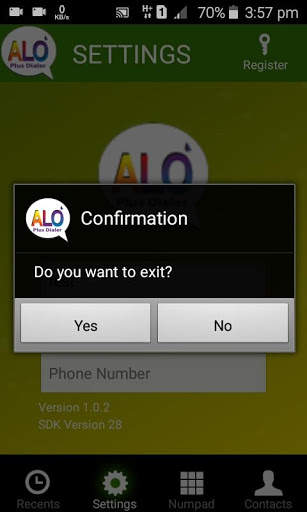 Alo Plus Dialer screenshot 4