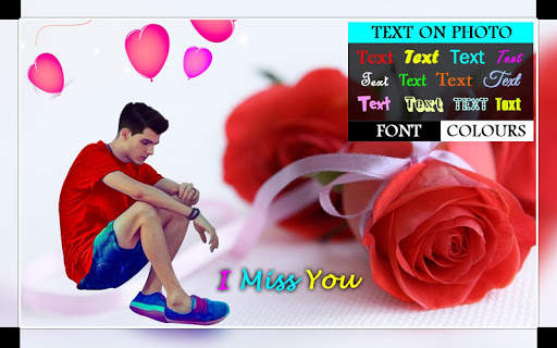 Miss You Photo Editor screenshot 3