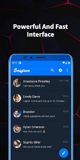 Smsgram Messenger screenshot 1