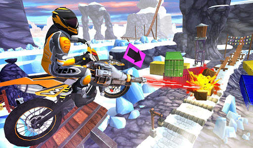 Modern Bike Stunt Racing - Moto Bike Shooting Game screenshot 7