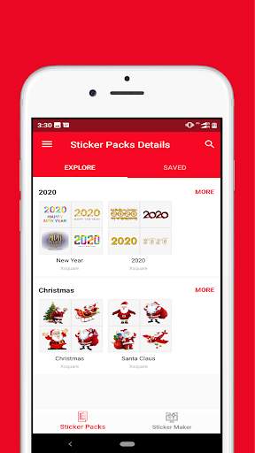 X Christmas Stickers Maker screenshot 2