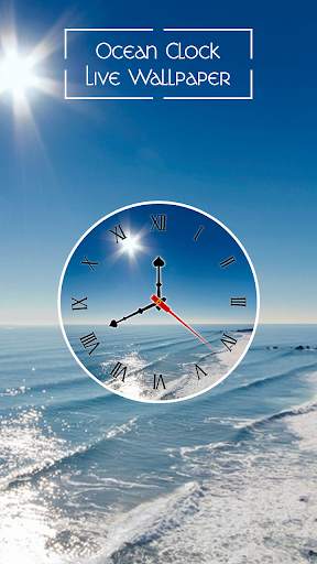 Ocean Clock Live Wallpaper screenshot 3