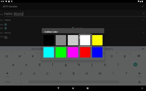 SSTV Encoder 9 تصوير الشاشة