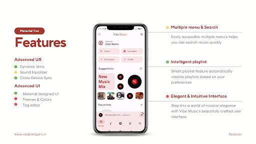 Vibe Music - Music player screenshot 2