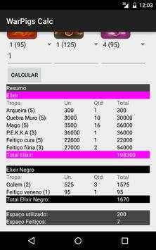 WarPigs Calc CoC screenshot 7