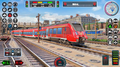 เกมรถไฟในเมือง เกมรถไฟ 3 มิติ screenshot 7