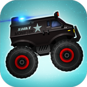 Monster Truck Kids 4: Police Racing icon