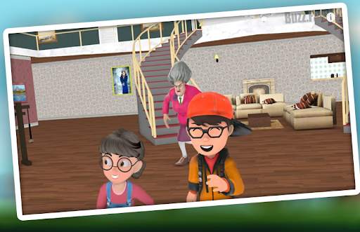 Scary Teacher School Neighborhood ice Granny cream screenshot 2