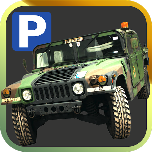 militare Trucker parchegio Sim icon