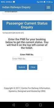 Indian Railway Live Status screenshot 1