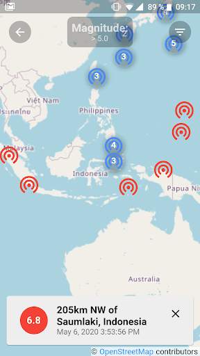 Volcano & Earthquake - Info, Maps, News screenshot 8