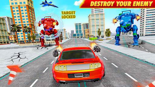 Wild Tiger Robot Car Game screenshot 4