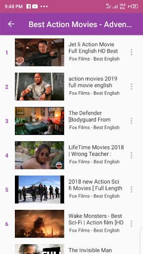 Action Movies screenshot 3