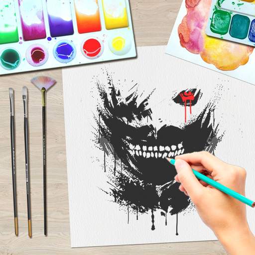 How to Draw Kaneki 1.0
