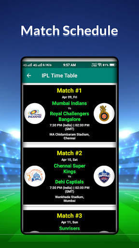 Live Cricket TV Score, Schedules, News screenshot 2