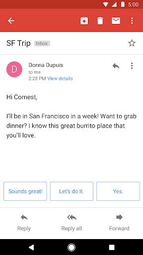 Gmail Go screenshot 3