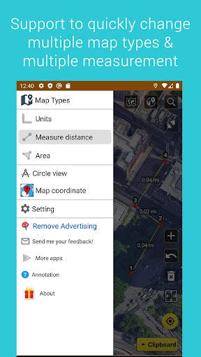 Measure map screenshot 1