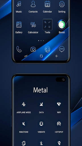 Metal APUS Launcher Theme screenshot 5